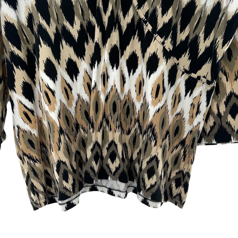 Ruby Rd. Favorites Print Blouse Size 1x - image 4